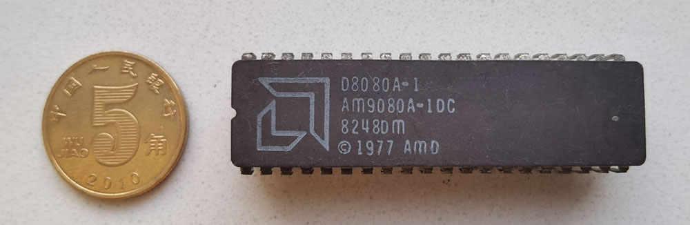 AMD D8080A-1 AM9080A-1DC 正面