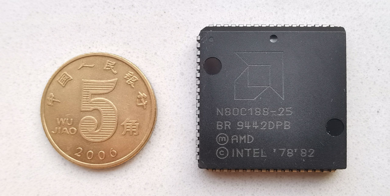 AMD N80C188-25 正面