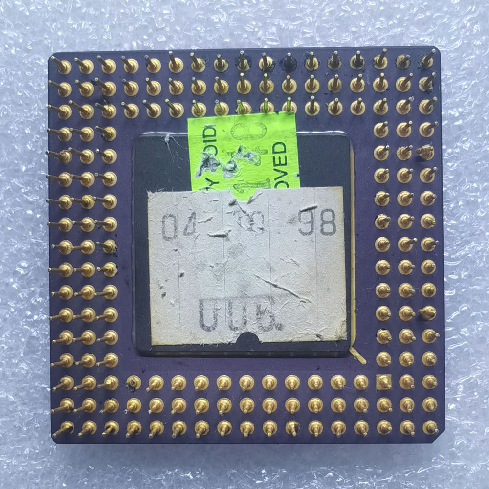 Intel 486DX2-66 (IBM) 反面
