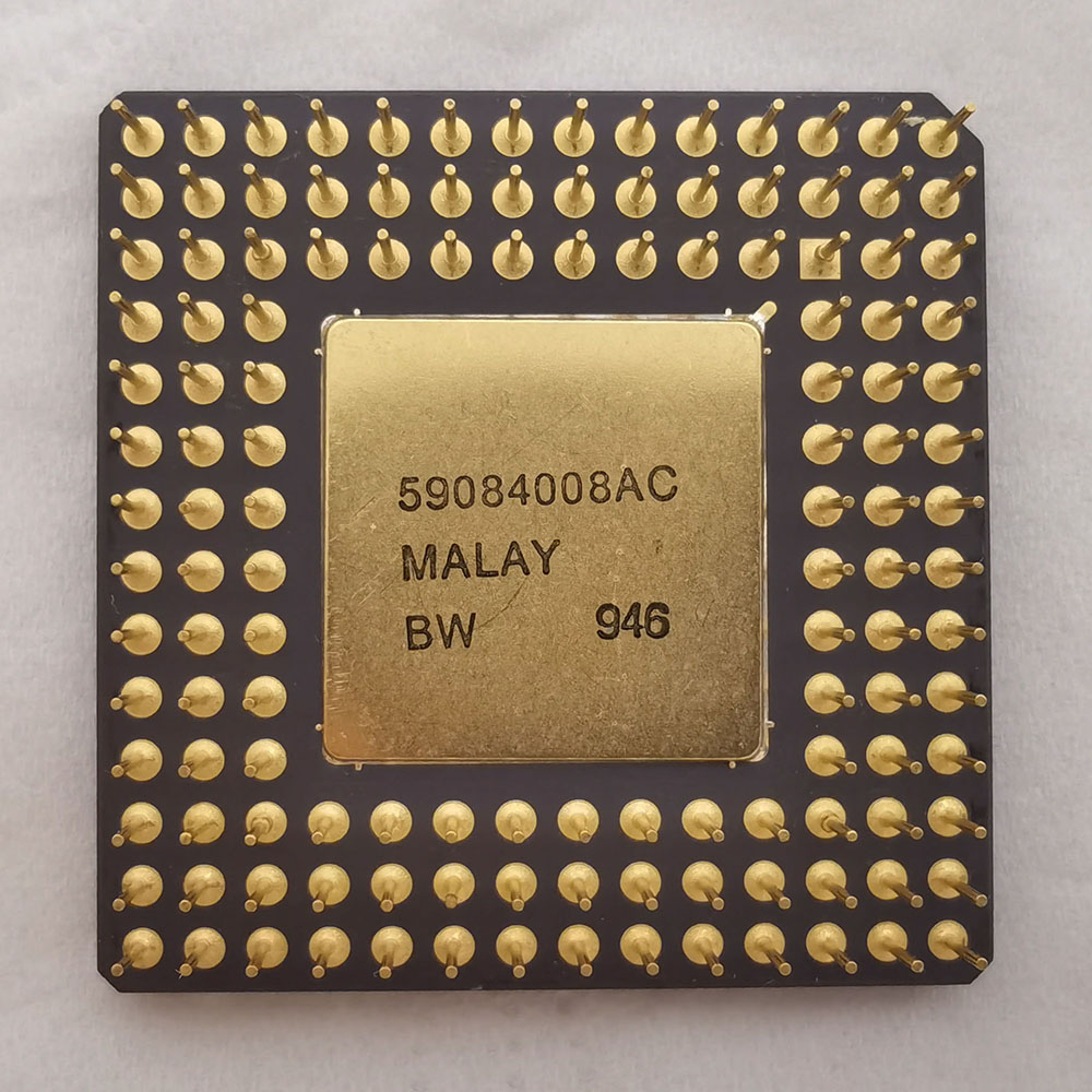 Intel A80386DX-25 IV ΣΣ 反面