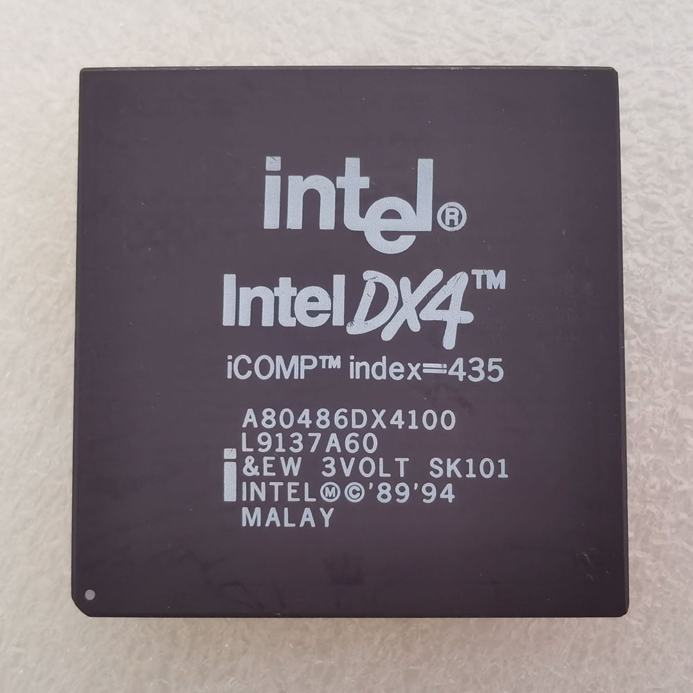 Intel A80486DX4100   &EW 正面