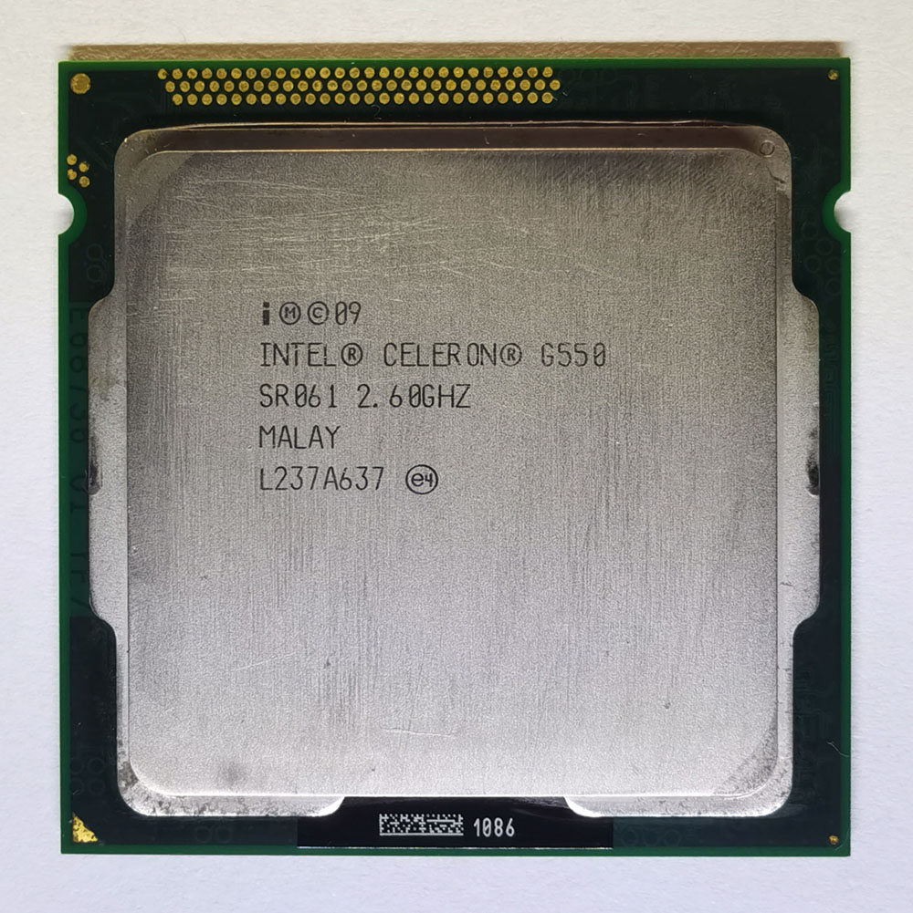 Intel Celeron G550 正面