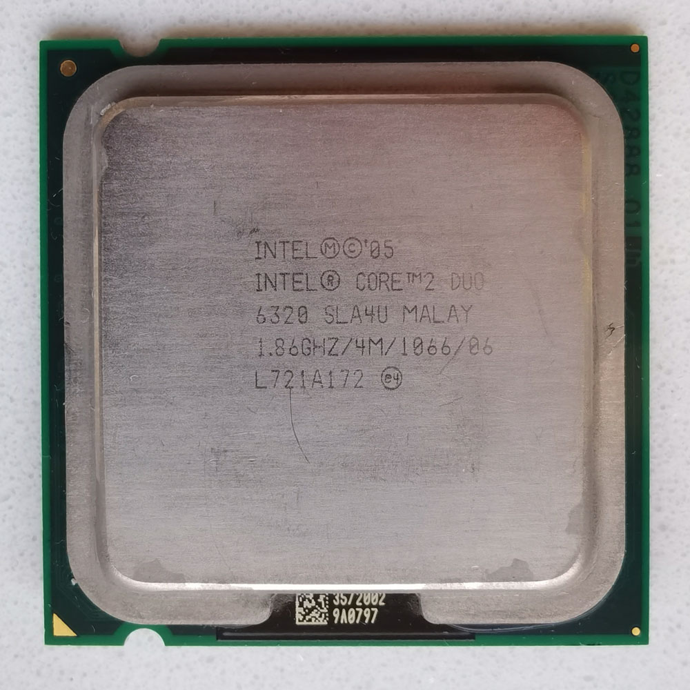 Intel Core 2 Duo 6320 正面