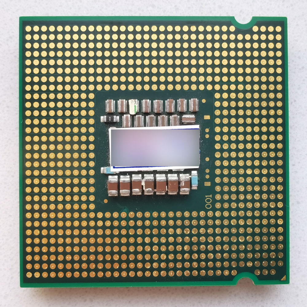 Intel Core 2 Duo 6320 反面