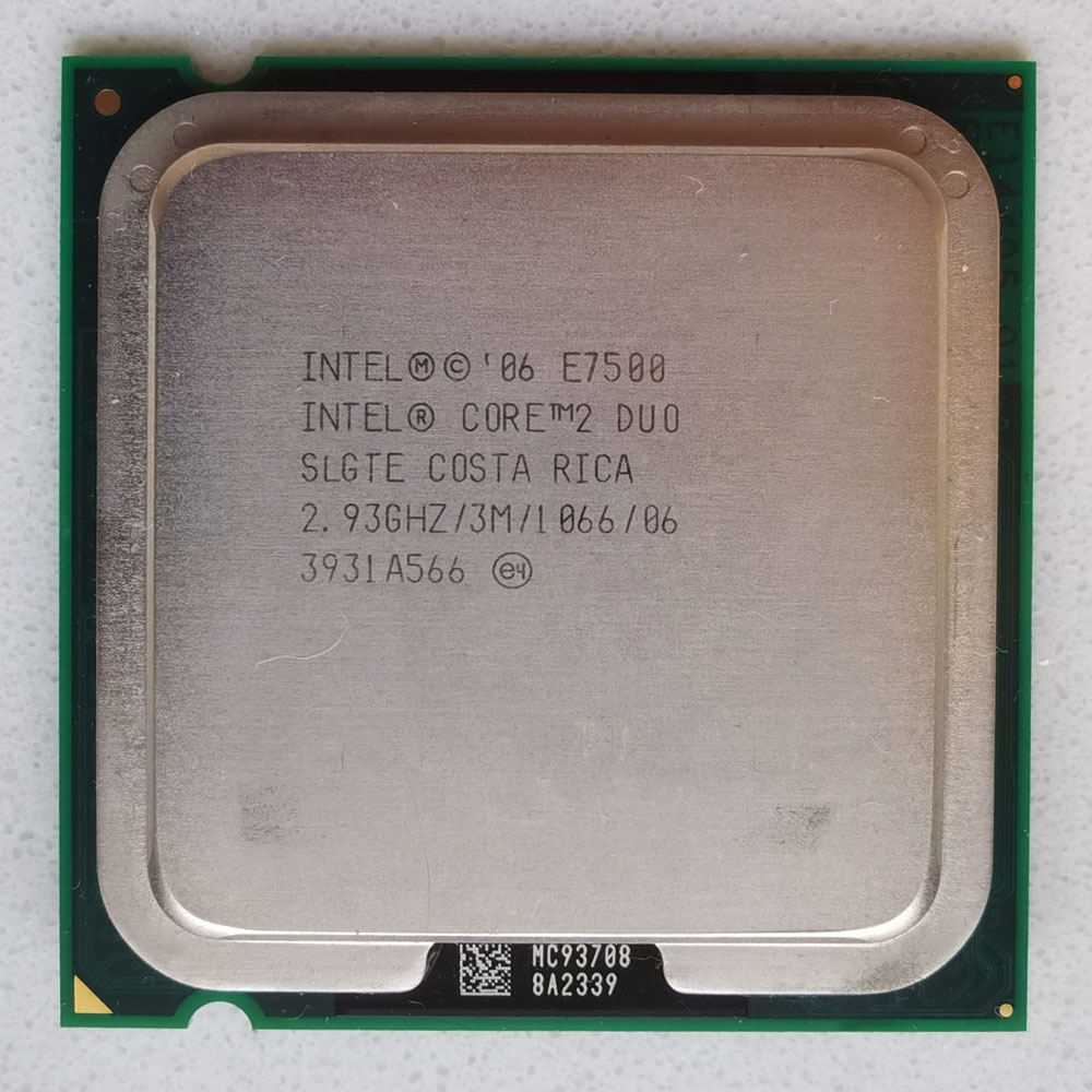 Intel Core 2 Duo E7500 正面
