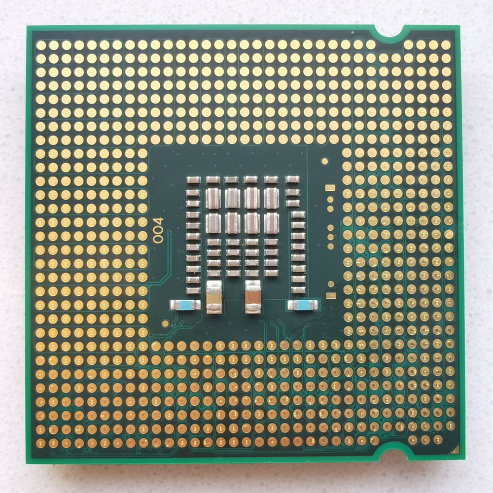 Intel Core 2 Duo E7500 反面