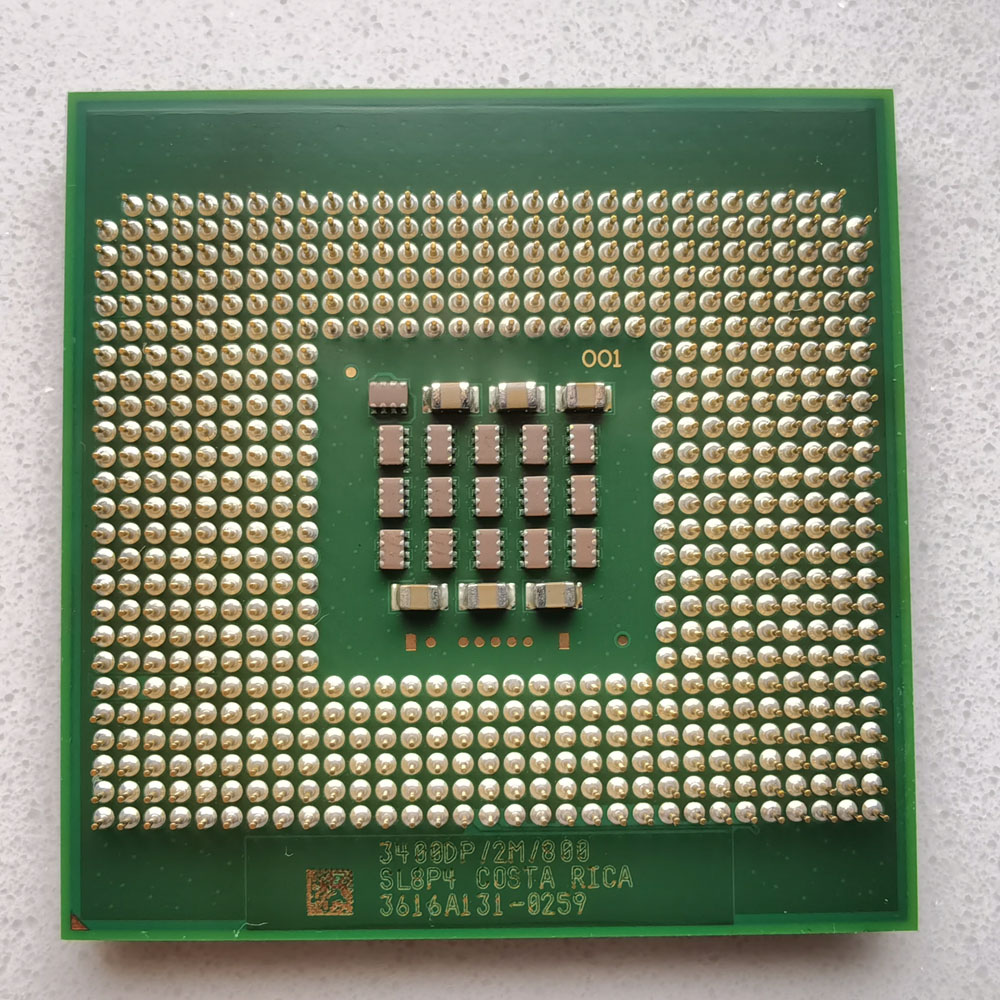 Intel Xeon 3400DP 3.4GHz 反面