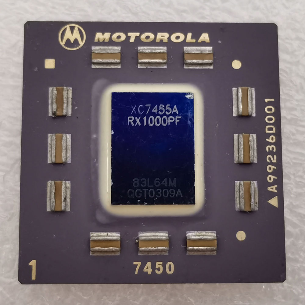 MOTOROLA PowerPC 7450(G4) XC7455A RX1000PF 正面